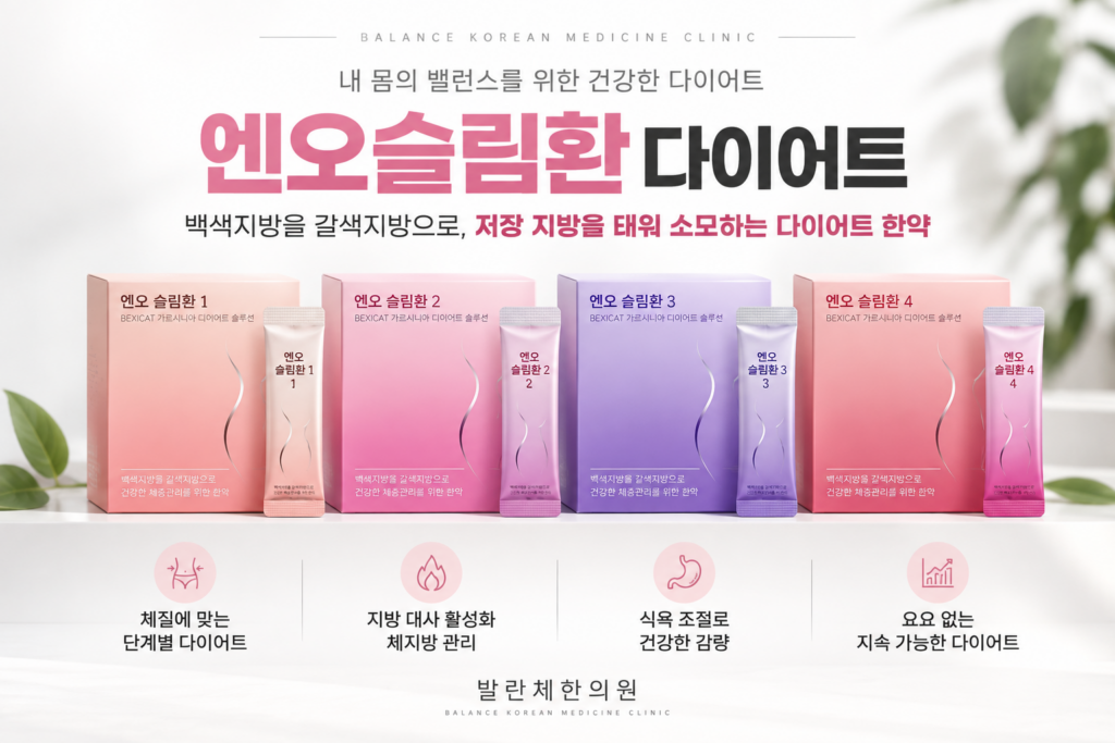 엔오슬림환 다이어트 1~4단계 - 발란체한의원