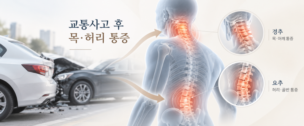 위례 교통사고 한의원 목 허리 통증 안내